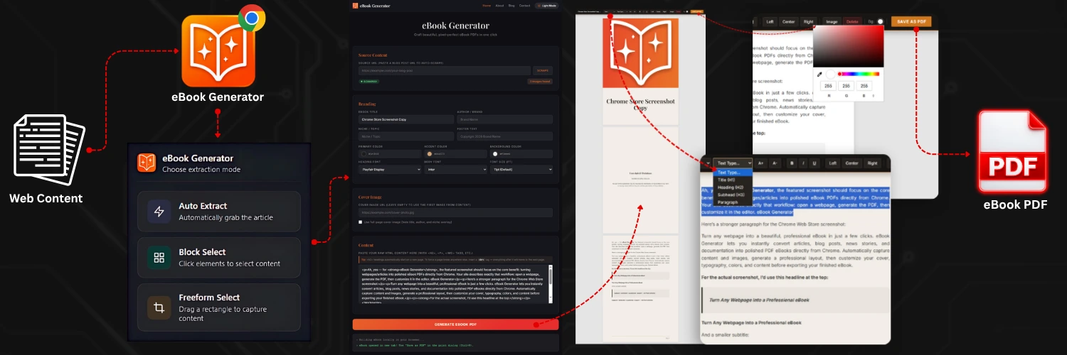 How to Build an eBook With an HTML to PDF Workflow