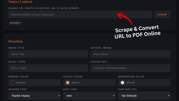How to Convert a URL to PDF Online — Save Any Webpage as a PDF