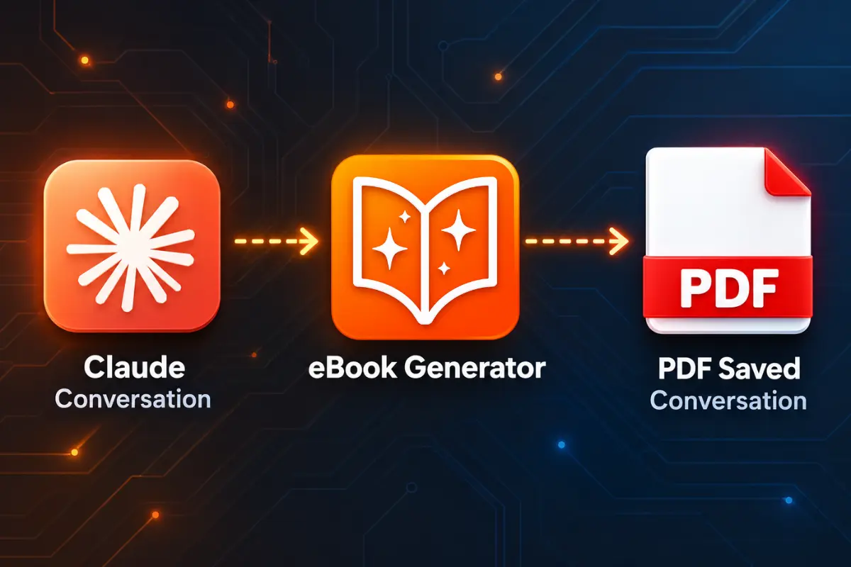 How to Turn a Claude Conversation Into an Ebook PDF